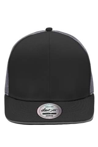 Pro-lippis Mesh 6-paneelilla, musta/hiilenharmaa – Myrtle Beach (1)