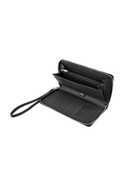 Matkalompakko Classic Grained musta, tuotekuva (3)