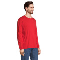 Pitkähihainen PIONEER-T-paita, unisex, Kirkkaanpunainen