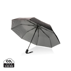 21" Impact AWARE™ RPET 190T Pongee kaksivärinen minisateenvarjo