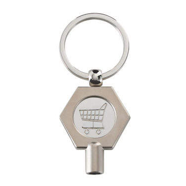 Avaimenperä ilmausavaimella RE98-RADIATOR-KEY – matta hopea (2)
