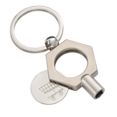 Avaimenperä ilmausavaimella RE98-RADIATOR-KEY – matta hopea (4)