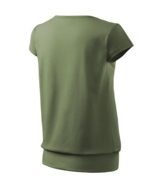 MALFINI City – Naisten T-paita, khaki, S, tuotekuva (4)
