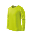 MALFINI Fit-T LS - lasten T-paita, lime booli