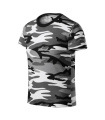 MALFINI Camouflage - lasten T-paita, naamiointi harmaa