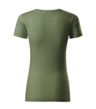 MALFINI Native (GOTS) – Naisten T-paita, khaki, XS, tuotekuva (4)