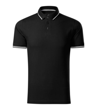 MALFINI Premium Perfection plain – Miesten poolopaita, musta, S, tuotekuva (2)