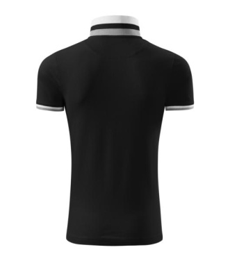 MALFINI Premium Collar Up – Miesten poolopaita, musta, S, tuotekuva (4)