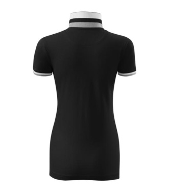 MALFINI Premium Collar Up – Naisten poolopaita, musta, XS, tuotekuva (4)