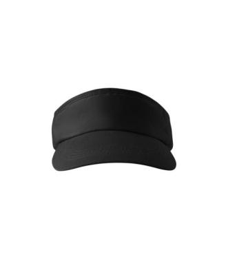 MALFINI Sunvisor – Unisex aurinkosuoja, musta, adjustable, tuotekuva (2)