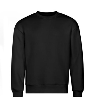 MALFINI Vibe Crew – Unisex collegepaita, musta, 4XL, tuotekuva (2)