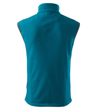 MALFINI Vision – Miesten softshell-liivi, turkoosi, S, tuotekuva (3)