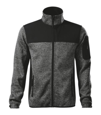 RIMECK Casual – Miesten Softshell-takki, neulo harmaa, S, tuotekuva (2)