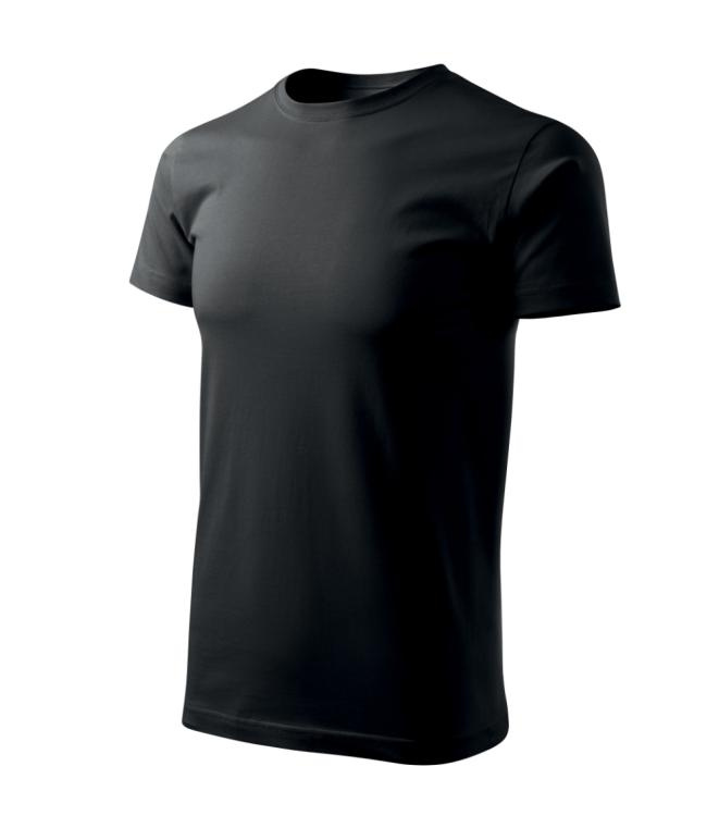 MALFINI Basic Recycled – Miesten T-paita, musta, 4XL, tuotekuva (1)