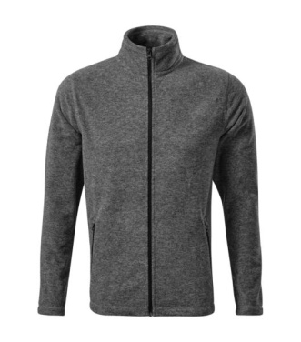 MALFINI Factor - miesten mikrofleece-takki, musta melansi, S, tuotekuva (2)
