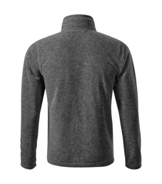 MALFINI Factor - miesten mikrofleece-takki, musta melansi, S, tuotekuva (3)