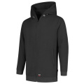 TRICORP Hooded Sweat Jacket Washable 60°C - collegepaita, tummanharmaa