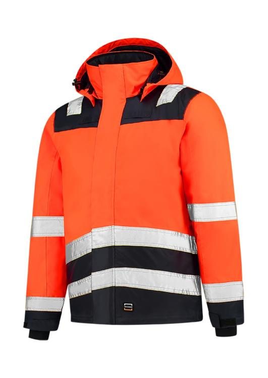 TRICORP Midi Parka High Vis Bicolor - työtakki, fluoresoiva oranssi, 4XL, tuotekuva (1)