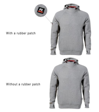 RIMECK Vertex Hoodie - miesten collegepaita, musta, 4XL, tuotekuva (3)