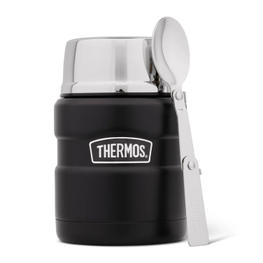 THERMOS King 0,5 l – ruokatermos, väri: matta musta, tuotekuva (3)