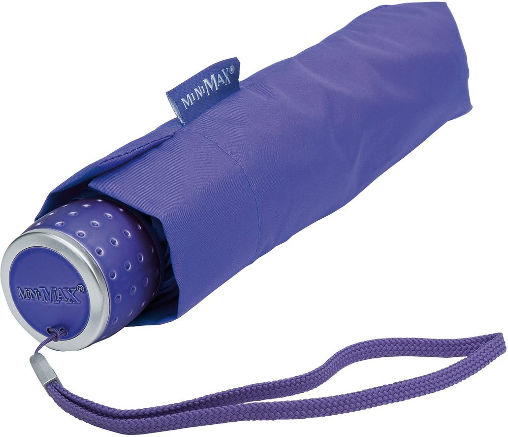 MINIMAX LGF-202 kokoontaitettava sateenvarjo, violetti, Ø 100 cm, tuotekuva (1)