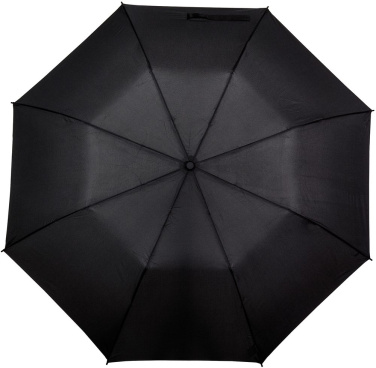 FALCONE GF-600 kokoontaitettava sateenvarjo, musta, Ø 120 cm, tuotekuva (2)