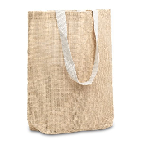 Jeco-juuttiostoskassi, beige, tuotekuva (1)