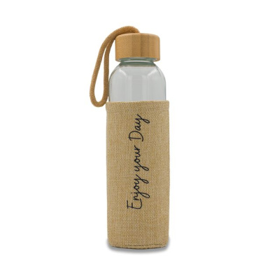 500 ml Aquarius-lasipullo, beige, tuotekuva (4)