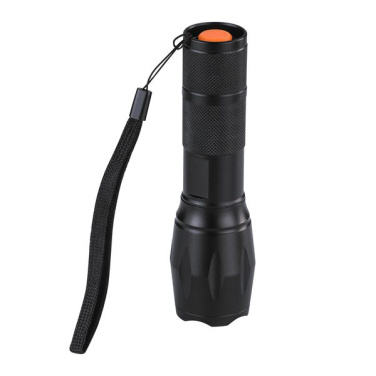 Kirkas LED-taskulamppu, musta, tuotekuva (2)