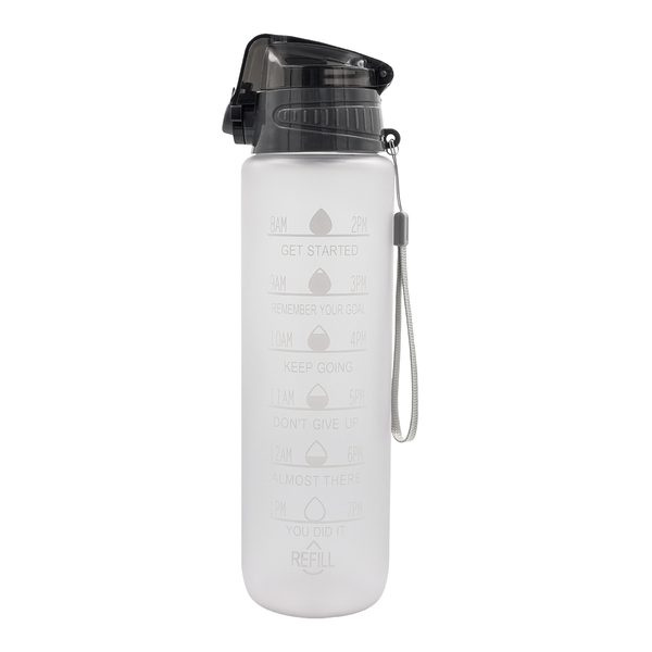 1000 ml Keepgoing tritan -juomapullo, väritön, tuotekuva (1)