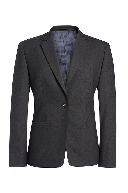 NAISTEN CANNES TAILORED FIT TAKKI, Charcoal, UK04R / EU32R, tuotekuva, antrasiitti