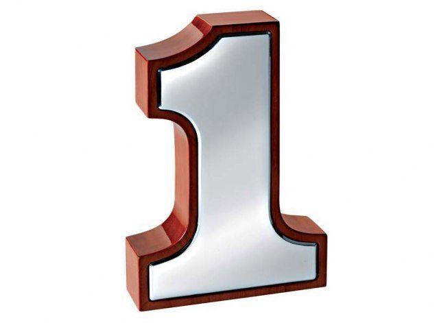 Nro "1" voittaja korkeus = 205 mm, tuotekuva (1)