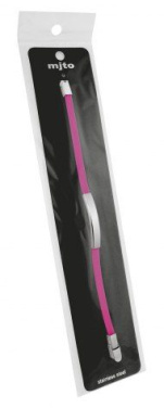 Teräksinen rannekoru ja pinkki eva 0.5cm, tuotekuva (3)