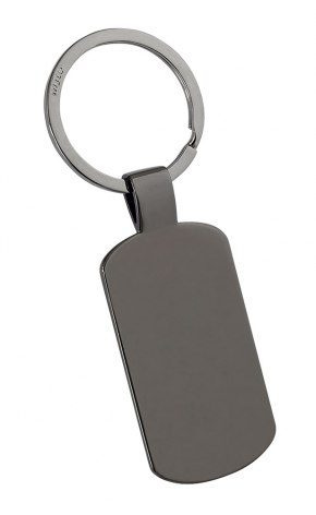 Avaimenperä suorakulmainen levy musta, tuotekuva (1)