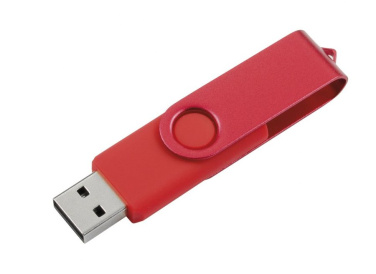USB-pyöröliitin, punainen, tuotekuva (2)