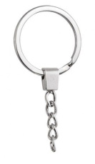 Litteä rengas 32 mm ketjulla