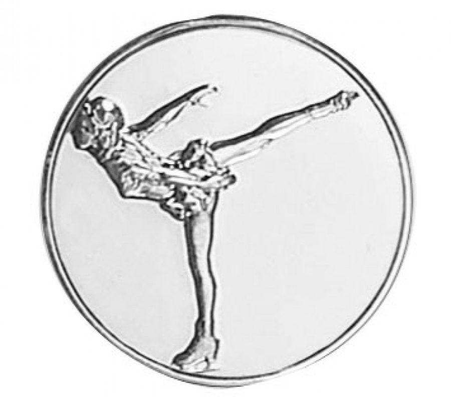 Mitali-lisäosa luisteluaiheella, 25 mm, tuotekuva