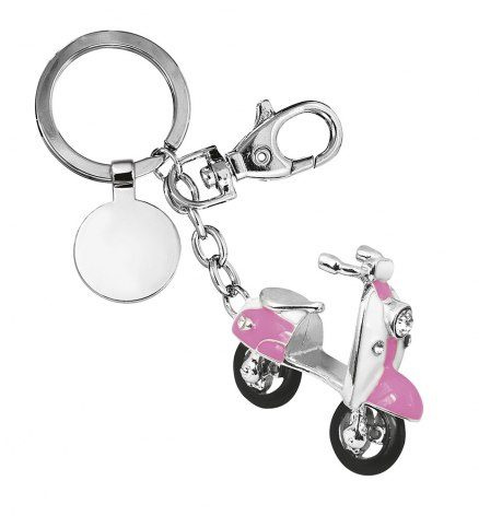 Avaimenperä Vespa vaaleanpunainen, ilman laatikkoa, tuotekuva