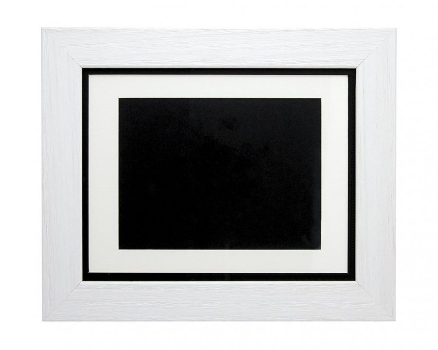 Valkoinen kehys palkintolaatalle 13 × 18 cm, tuotekuva (1)