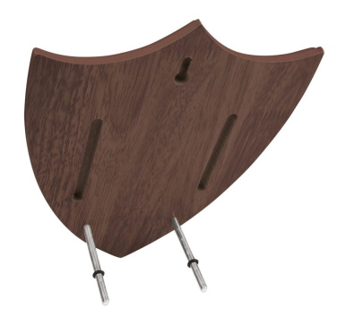 Pähkinäpuukuvioitu MDF-palkintolaatta, 200 × 250 × 15 mm, tuotekuva (2)
