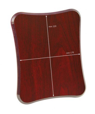 Harjan muotoinen mahonki 200 × 250 × 15 ilman laatikkoa, tuotekuva (2)