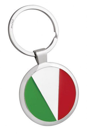 Avaimenperä, pyöreät värit, italialainen lippu, tuotekuva (1)
