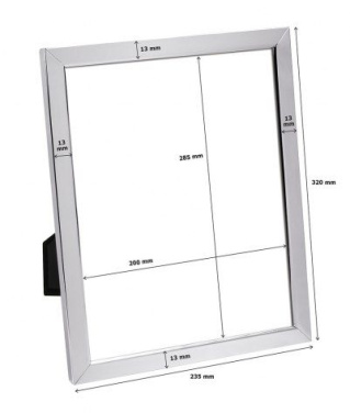 Valokuvakehys kiillotettua metallia - kuva a4, tuotekuva (2)