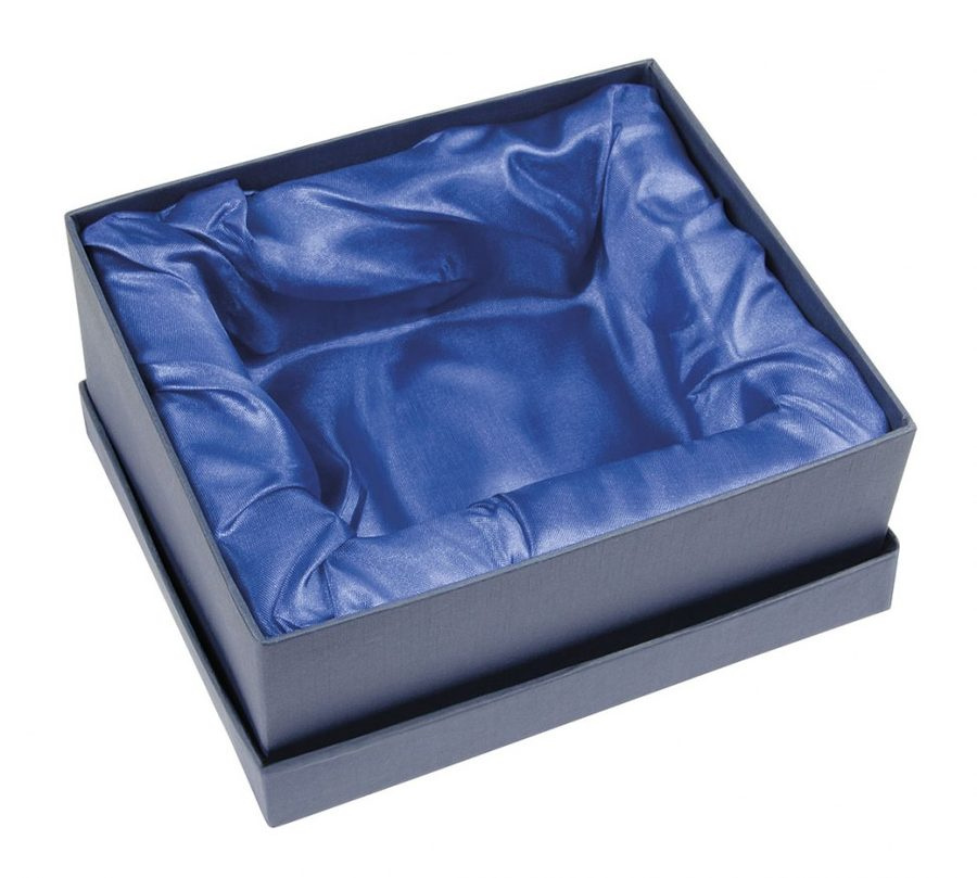 Sininen laatikko satiininsininen 300 × 270 × 65 mm, tuotekuva (1)
