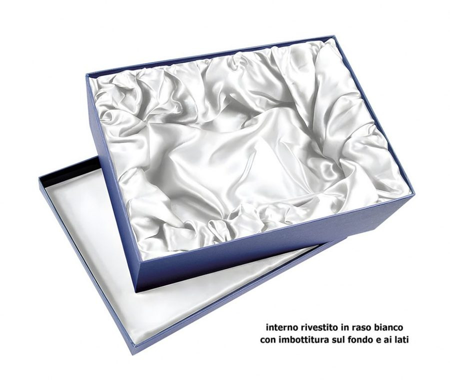 Scatola blu raso bianco 335 × 240 × 87 mm, tuotekuva (1)