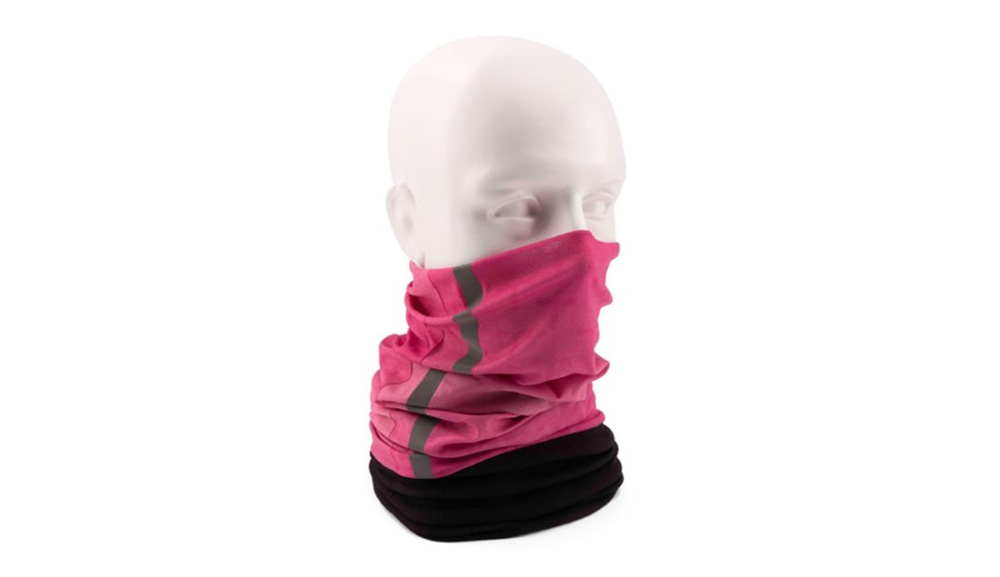 Saumaton heijastava bandana mustalla polarfleecellä (14.3.8), tuotekuva (1)