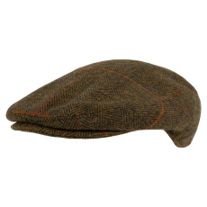 Villasekoitteinen flat cap -lippis, ruskea