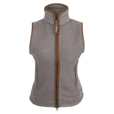 Naisten sherpa fleece hihaton liivi shiitake