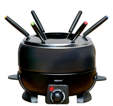 ALPINA Fondue-setti 800W 2,3L Sähköinen Musta – ALPINA (4)