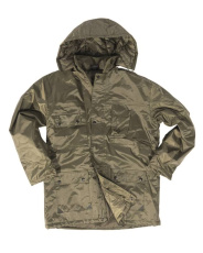 Parka 'dubon' hupulla, oliivinvihreä